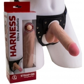 Страпон в подарочной упаковке: трусики с плугом и фаллоимитатор-насадка - 16 см. - LOVETOY (А-Полимер) - купить с доставкой в Домодедово