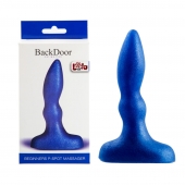 Синий анальный стимулятор Beginners p-spot massager - 11 см. - Lola Games - в Домодедово купить с доставкой