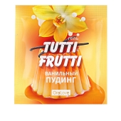 Пробник гель-смазки Tutti-frutti со вкусом ванильного пудинга - 4 гр. - Биоритм - купить с доставкой в Домодедово