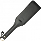 Черная кожаная шлепалка SitaBlack - 30 см. - Sitabella - купить с доставкой в Домодедово