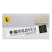 Презервативы Sagami Original 0.02 L-size увеличенного размера - 5 шт. - Sagami - купить с доставкой в Домодедово