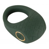 Зеленое эрекционное виброкольцо Luxurious Vibro Cock Ring - Orion - в Домодедово купить с доставкой