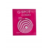 Стимулирующий интимный крем для женщин Cosmo G-spot - 2 гр. - Биоритм - купить с доставкой в Домодедово