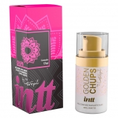 Возбуждающий гель Golden Chups с малиновым ароматом - 17 мл. - INTT - купить с доставкой в Домодедово