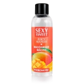 Массажное масло Sexy Sweet Juicy Mango с феромонами и ароматом манго - 75 мл. - Биоритм - купить с доставкой в Домодедово
