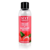 Массажное масло Sexy Sweet Nectar Lychee с феромонами и ароматом личи - 75 мл. - Биоритм - купить с доставкой в Домодедово