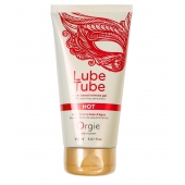 Интимный гель на водной основе Lube Tube Hot с разогревающим эффектом - 150 мл. - ORGIE - купить с доставкой в Домодедово
