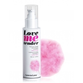 Съедобное согревающее массажное масло Love Me Tender Cotton Candy с ароматом сладкой ваты - 100 мл. - Love to Love - купить с доставкой в Домодедово
