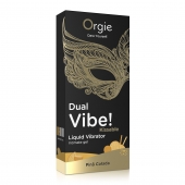 Съедобный гель Dual Vibe Pina Colada с эффектом вибрации и вкусом коктейля пина колада - 15 мл. - ORGIE - купить с доставкой в Домодедово