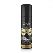 Съедобный гель Dual Vibe Pina Colada с эффектом вибрации и вкусом коктейля пина колада - 15 мл. - ORGIE - купить с доставкой в Домодедово
