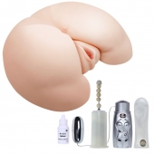 Вибрирующий мастурбатор-попка с ротацией и пультом управления - Baile - в Домодедово купить с доставкой