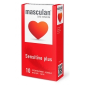 Презервативы Masculan Sensitive plus - 10 шт. - Masculan - купить с доставкой в Домодедово