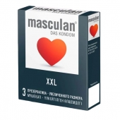 Презервативы увеличенного размера Masculan XXL - 3 шт. - Masculan - купить с доставкой в Домодедово