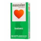 Презервативы анатомической формы Masculan Anatomic - 10 шт. - Masculan - купить с доставкой в Домодедово