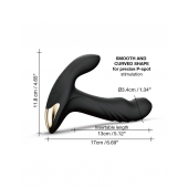 Черный вибромассажер простаты Multi P-Joy с 3 моторами - Dorcel - в Домодедово купить с доставкой