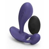 Темно-синий вибромассажер Witty P G Vibrator with Remote Control - Love to Love - в Домодедово купить с доставкой