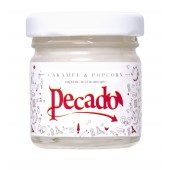 Массажная свеча Caramel   Popcorn - 35 мл. - Pecado - купить с доставкой в Домодедово