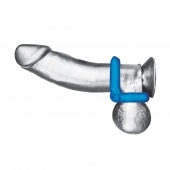 Комплект из 2 эрекционных колец-восьмерок 2-Pack Duo Cock And Ball Stamina Enhancement Ring - BlueLine - в Домодедово купить с доставкой