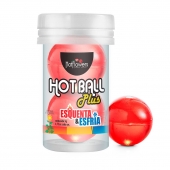 Лубрикант на масляной основе Hot Ball Plus с охлаждающе-разогревающим эффектом (2 шарика по 3 гр.) - HotFlowers - купить с доставкой в Домодедово