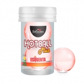 Лубрикант на масляной основе Hot Ball Plus с разогревающим эффектом (2 шарика по 3 гр.) - HotFlowers - купить с доставкой в Домодедово