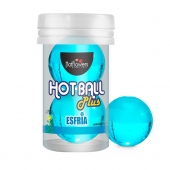 Лубрикант на масляной основе Hot Ball Plus с охлаждающим эффектом (2 шарика по 3 гр.) - HotFlowers - купить с доставкой в Домодедово