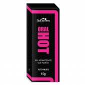 Гель для оральных ласк Oral Hot с согревающим эффектом - 15 гр. - HotFlowers - купить с доставкой в Домодедово
