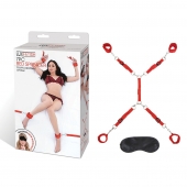 Красная фиксация на матрас Classic Bedspreader - Lux Fetish - купить с доставкой в Домодедово