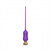 Фиолетовый тонкий стимулятор Nipple Vibrator - 23 см. - I-MOON - купить с доставкой в Домодедово