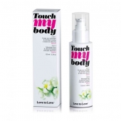 Силиконовый лубрикант 2-в-1 Touch My Body с ароматом моной - 100 мл. - Love to Love - купить с доставкой в Домодедово