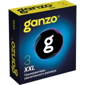 Презервативы увеличенного размера Ganzo XXL - 3 шт. - Ganzo - купить с доставкой в Домодедово