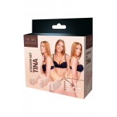 Набор из 3 мастурбаторов The Girl Next Door Tina - Dream Toys - в Домодедово купить с доставкой