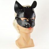 Черная кржаная маска Pussy - Sitabella - купить с доставкой в Домодедово