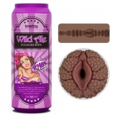 Коричневый мастурбатор-вагина Pleasure Brew Masturbator-Wild Ale в банке - Lovetoy - в Домодедово купить с доставкой