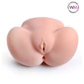 Реалистичный мастурбатор с двумя функциональными отверстиями - Erowoman-Eroman - в Домодедово купить с доставкой