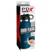 Мастурбатор-вагина в синей колбе F*ck Flask - Pipedream - в Домодедово купить с доставкой