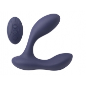 Синий массажер простаты с двумя моторами P-Bliss - Lola Games - в Домодедово купить с доставкой