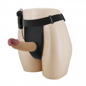 Полый вибрострапон на регулируемых трусиках Draven - 17,5 см. - Baile - купить с доставкой в Домодедово