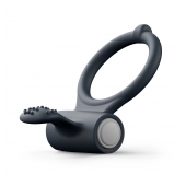 Черное эрекционное кольцо Power Clit - Dorcel - в Домодедово купить с доставкой