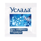 Гель-лубрикант «Услада с серебром» - 3 гр. - Биоритм - купить с доставкой в Домодедово