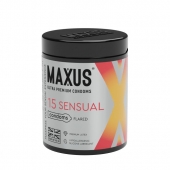 Анатомические презервативы MAXUS Sensual - 15 шт. - Maxus - купить с доставкой в Домодедово