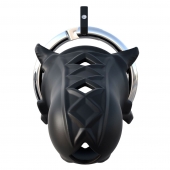 Черный замок верности Extreme Silicone Cock Blocker - Pipedream - купить с доставкой в Домодедово