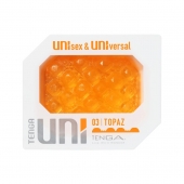 Оранжевый мастурбатор-стимулятор Tenga Uni Topaz - Tenga - в Домодедово купить с доставкой