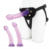 Тренировочный набор с тремя насадками Pegging Training Set - Lux Fetish - купить с доставкой в Домодедово