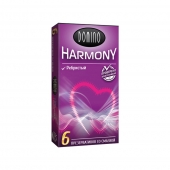 Презервативы с рёбрышками Domino Harmony - 6 шт. - Domino - купить с доставкой в Домодедово