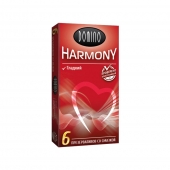 Гладкие презервативы Domino Harmony - 6 шт. - Domino - купить с доставкой в Домодедово