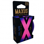Презервативы Maxus XXL увеличенного размера - 3 шт. - Maxus - купить с доставкой в Домодедово