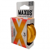 Презервативы анатомической формы Maxus Sensual - 3 шт. - Maxus - купить с доставкой в Домодедово