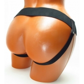Трусики для страпона коричневого цвета - БДСМ Арсенал - купить с доставкой в Домодедово