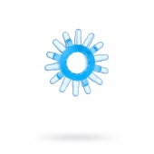 Голубая гелевая насадка с шипиками - Toyfa Basic - в Домодедово купить с доставкой