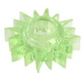 Зеленое эрекционное кольцо-солнце - Toyfa Basic - в Домодедово купить с доставкой